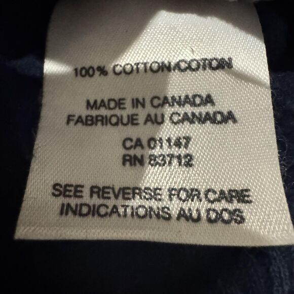 Vintage Blackcomb Whistler Sweatshirt Mens Large Navy Blue Crewneck Ski 90s - Picture 9 of 10